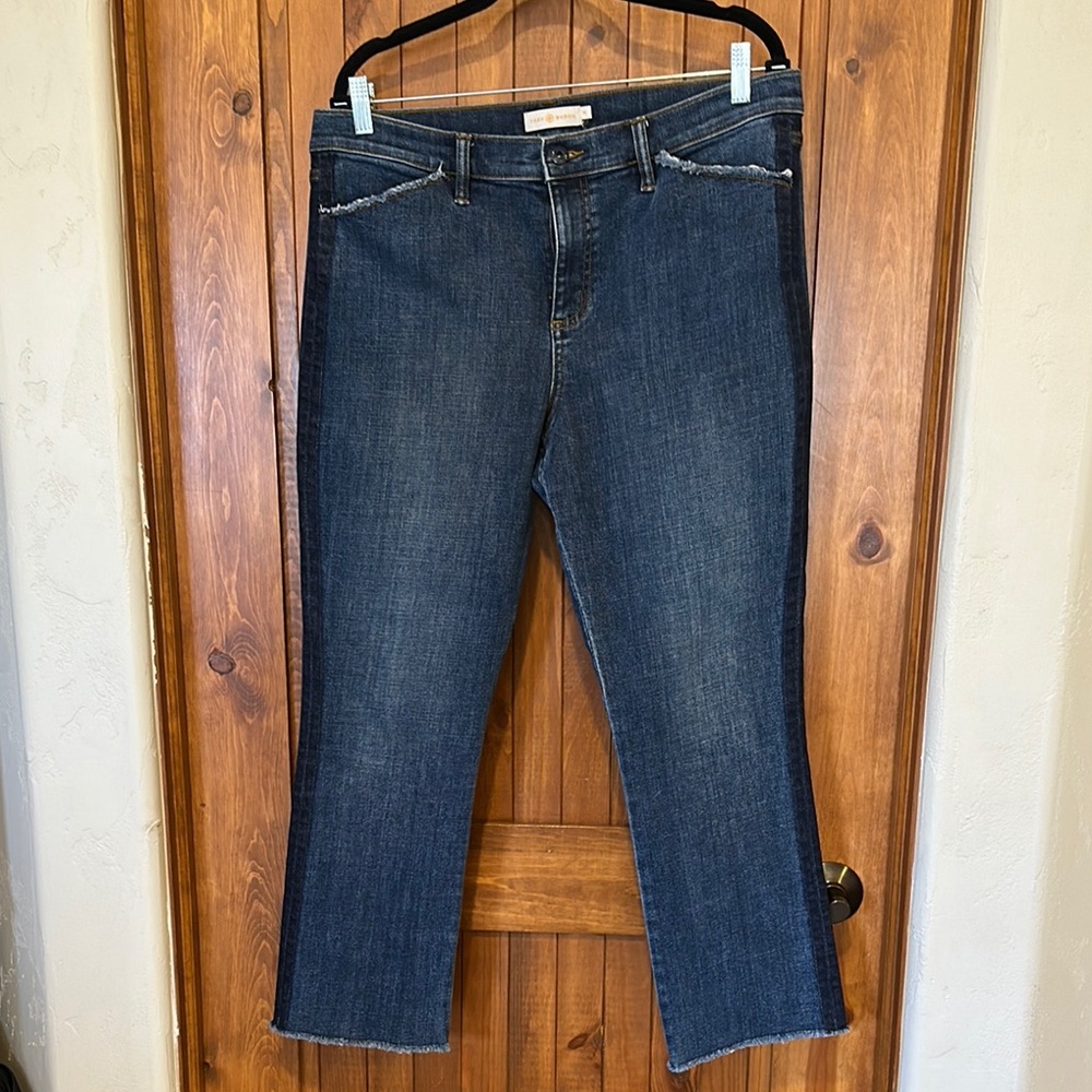 Tory Burch Straight Leg Blue Jeans Classic Style